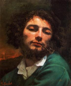 Gustave Courbet : Portrait of the Artist (Man with a Pipe)